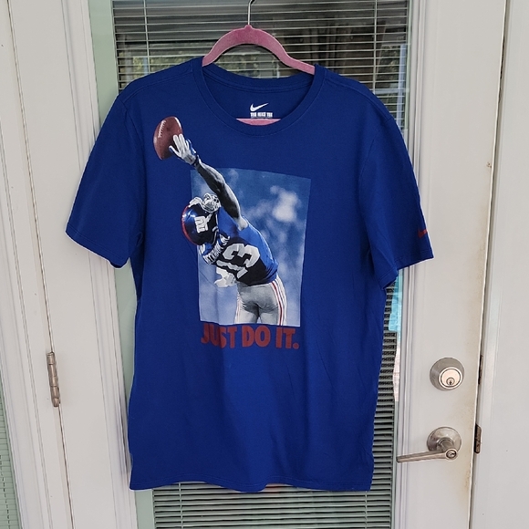 Nike Other - Nike OBJ The Catch Cotton Tee Sz L New York Giants Just Do It